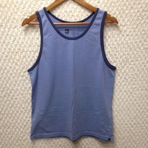 Quiksilver Men's Surf  Blue Tank Top